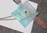 Holographic PVC Waist Bag Fanny Pack - Shining Bolosa Hip Belt Pouch