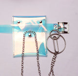 Holographic PVC Waist Bag Fanny Pack - Shining Bolosa Hip Belt Pouch