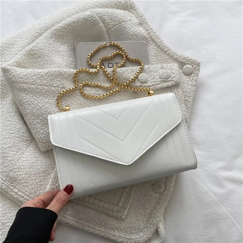 Retro Square Crossbody Bags Stripe Purse and Bags