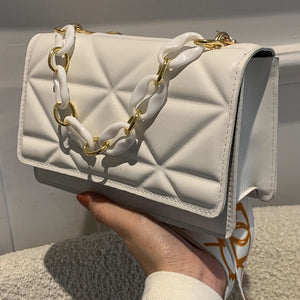 Women Underarm Bag Wide Strap Flap Tote Bag Solid Portable for Vacation