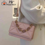 Embossed Underarm Bags Wide Strap Flap Handbags