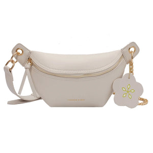 Women's Leather Fanny Pack Waist Bag Shoulder Crossbody Chest Bags Handbags