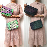 Geometric Holographic Shoulder Bag for Women