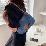 Canvas Chain Texture Small Bag One-Shoulder Messenger Bag