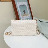 Women's Crossbody Shoulder Bag with Chains - Handbags for Ladies