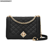 Leather Shoulder Bags for Women Crossbody Bags Square Shape