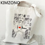 Chainsaw Man Eco Shopping Bag - Reusable Cotton Foldable Tote