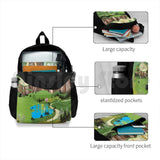 Chamonix-Mont-Blanc Travel Poster - Outdoor Hiking Backpack