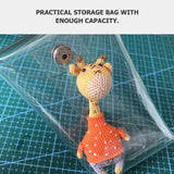 Clear Purse Bag Pouch Holder Small Mini Wallet Keychain Credit Card Case
