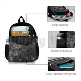 Charcoal Skies Velvet Outdoor Hiking Backpack Waterproof