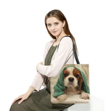 Charles Spaniel Dog Print Women Handbag Tote Large Capacity Shoulder Bags