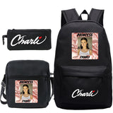 Charli D'Amelio School Bag for Teenage Girls Boys Kids High Capacity