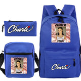 Charli D'Amelio School Bag for Teenage Girls Boys Kids High Capacity