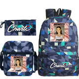 Charli D'Amelio School Bag for Teenage Girls Boys Kids High Capacity