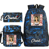 Charli D'Amelio School Bag for Teenage Girls Boys Kids High Capacity