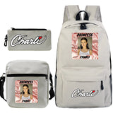 Charli D'Amelio School Bag for Teenage Girls Boys Kids High Capacity