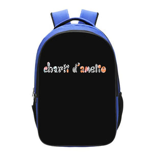 Charli Damelio Backpack Children Bag Ice Coffee Splatter Print