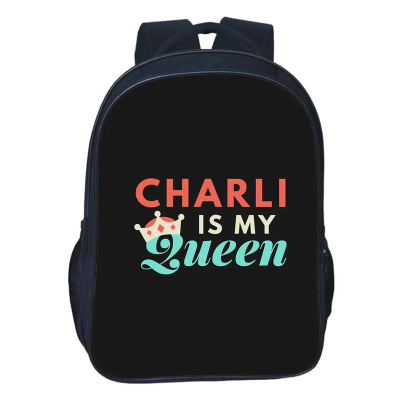 Charli Damelio Backpack Children Bag Teen Bookbag Boys Cartoons Girls School Bag