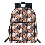 Charli Damelio Backpack Large Capacity School Bag 3D Printing Mochila