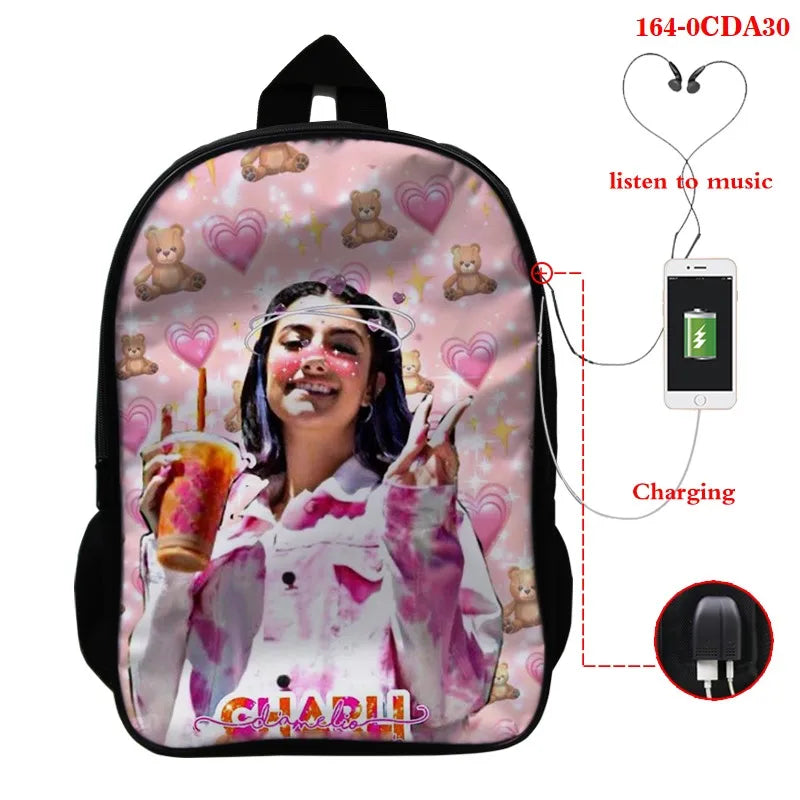 Charli Damelio Backpack Teens School Backpack boys girls School Bags