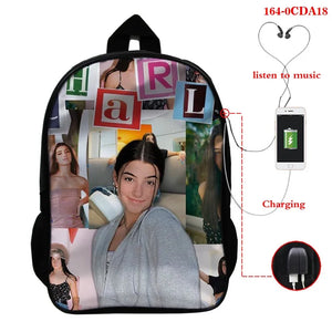 Charli Damelio Backpack Teens School Backpack boys girls School Bags