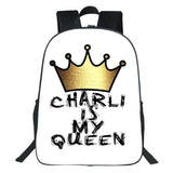 Charli Damelio Backpack Travel Rucksack School Bagpack