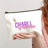 Charli Damelio Makeup Bag Classic Organizer Lady Pouch for Travel