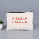 Charli Damelio Makeup Bag Classic Organizer Lady Pouch for Travel