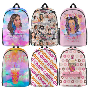 Charli Damelio 3D Waterproof Backpack - Back to School Bags