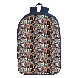 Charli Damelio Double-layer Backpack 16 Inches Unisex Mochila