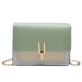 Small Leather Crossbody Bag Chain Shoulder Messenger Travel Mini Bag