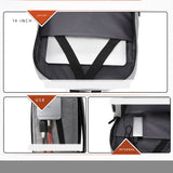 Waterproof Nylon 14 in Laptop Backpack USB Charging School Bag Men Women