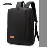 Waterproof Nylon 14 in Laptop Backpack USB Charging School Bag Men Women