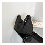 Winter Down Tote Bag Large Women's Handbag
