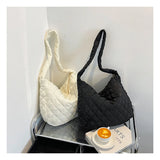 Winter Down Tote Bag Large Women's Handbag