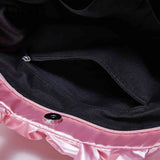Winter Top-handle Bag Solid Nylon Warm Casual Portable for Shopping
