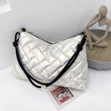 Fluffy Tote Bag Cross Body Down Shoulder Bags for Women Handbag