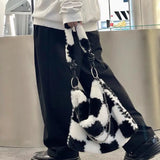 Soft Plush Shoulder Bag Faux Fur Chain Handbags Female Tote Bags