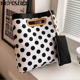 Checkerboard Office Ladies Large Capacity Clutch Bags