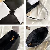 Checkerboard Shoulder Bags Women Vintage All-match Ladies Zipper Handbag
