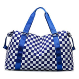 Checkerboard Travel Bag - Light Convenient Large Capacity