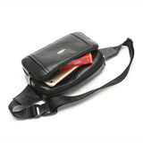 Leather Style Belt Bag Men Retro Waist Fanny Pack Coffee 7216