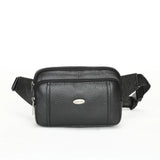 Leather Style Belt Bag Men Retro Waist Fanny Pack Coffee 7216