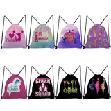 Cheer Letters Drawstring Unisex Shoes Bag for Students