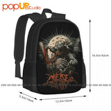 Chelsea Grin Graphic Band Backpack Multicolored Large Capacity