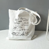 Chemistry Tote Bag All You Need Is Love Math Graphic Funny Geek Handbag