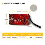 Cherry Blossoms Women's Wallet Floral Style Clutch Billeteras