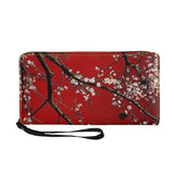 Cherry Blossoms Women's Wallet Floral Style Clutch Billeteras