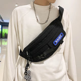 Crossbody Shoulder Bag for Couples Sports Casual Women Waist Bag