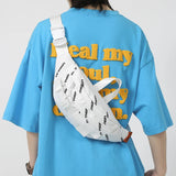 Small Chest Bag for Couples Shoulder Sports Waist Messenger Bag Men's